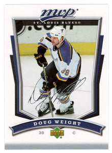 Doug Weight - St. Louis Blues (NHL Hockey Card) 2007-08 Upper Deck MVP # 32 Mint