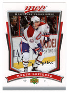 Andrei Kostitsyn - Montreal Canadiens (NHL Hockey Card) 2007-08 Upper Deck MVP # 60 Mint