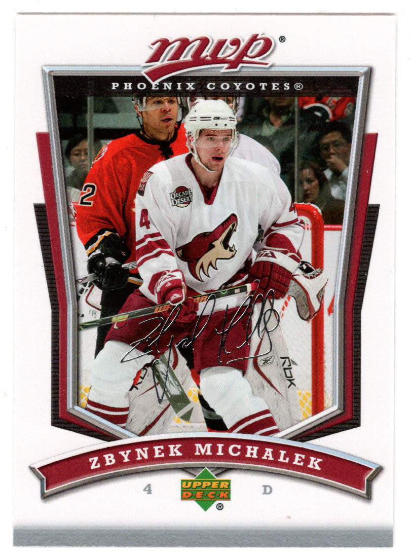 Zbynek Michalek - Phoenix Coyotes (NHL Hockey Card) 2007-08 Upper Deck MVP # 84 Mint