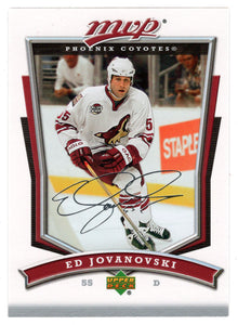 Ed Jovanovski - Phoenix Coyotes (NHL Hockey Card) 2007-08 Upper Deck MVP # 89 Mint