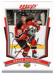 Brian Rafalski - Detroit Red Wings - New Jersey Devils (NHL Hockey Card) 2007-08 Upper Deck MVP # 94 Mint