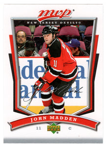 John Madden - New Jersey Devils (NHL Hockey Card) 2007-08 Upper Deck MVP # 100 Mint