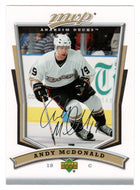 Andy McDonald - Anaheim Ducks (NHL Hockey Card) 2007-08 Upper Deck MVP # 109 Mint