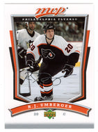 R.J. Umberger - Philadelphia Flyers (NHL Hockey Card) 2007-08 Upper Deck MVP # 125 Mint