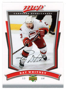 Ray Whitney - Carolina Hurricanes (NHL Hockey Card) 2007-08 Upper Deck MVP # 132 Mint