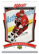 Glen Wesley - Carolina Hurricanes (NHL Hockey Card) 2007-08 Upper Deck MVP # 139 Mint