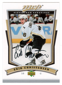 Erik Christensen - Pittsburgh Penguins (NHL Hockey Card) 2007-08 Upper Deck MVP # 209 Mint