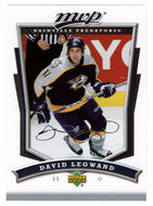 David Legwand - Nashville Predators (NHL Hockey Card) 2007-08 Upper Deck MVP # 219 Mint