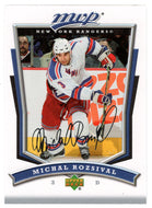 Michal Rozsival - New York Rangers (NHL Hockey Card) 2007-08 Upper Deck MVP # 226 Mint