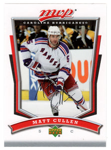 Matt Cullen - Carolina Hurricanes - New York Rangers (NHL Hockey Card) 2007-08 Upper Deck MVP # 228 Mint