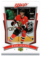 Wade Redden - Ottawa Senators (NHL Hockey Card) 2007-08 Upper Deck MVP # 253 Mint