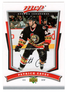 Patrick Eaves - Ottawa Senators (NHL Hockey Card) 2007-08 Upper Deck MVP # 256 Mint