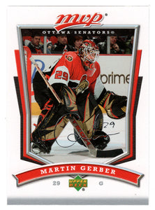 Martin Gerber - Ottawa Senators (NHL Hockey Card) 2007-08 Upper Deck MVP # 259 Mint