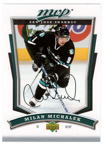 Milan Michalek - San Jose Sharks (NHL Hockey Card) 2007-08 Upper Deck MVP # 266 Mint