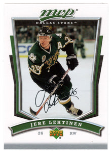 Jere Lehtinen - Dallas Stars (NHL Hockey Card) 2007-08 Upper Deck MVP # 273 Mint