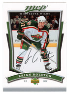 Brian Rolston - Minnesota Wild (NHL Hockey Card) 2007-08 Upper Deck MVP # 293 Mint