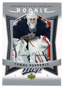 Tomas Popperle RC - Columbus Blue Jackets (NHL Hockey Card) 2007-08 Upper Deck MVP # 305 Mint