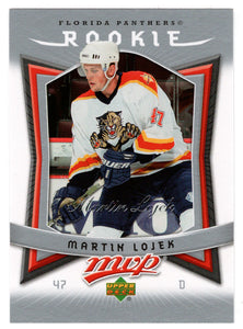 Martin Lojek RC - Florida Panthers (NHL Hockey Card) 2007-08 Upper Deck MVP # 339 Mint