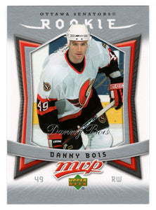 Danny Bois RC - Ottawa Senators (NHL Hockey Card) 2007-08 Upper Deck MVP # 347 Mint