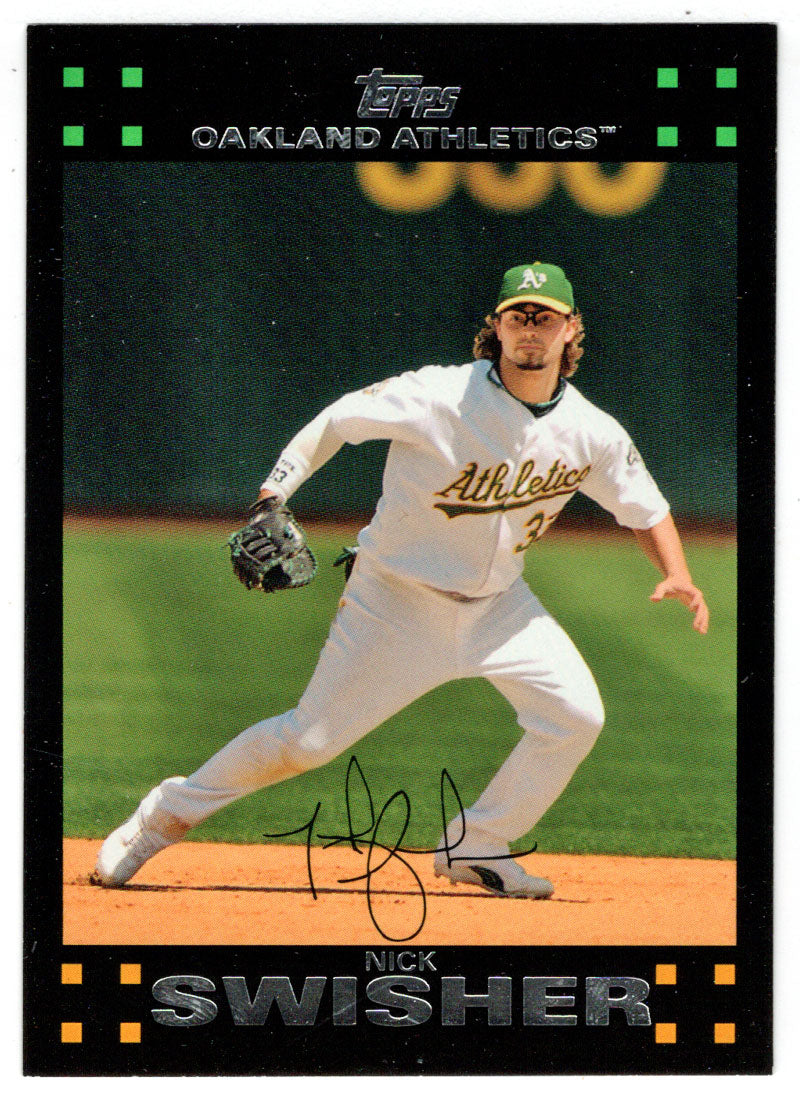 Nick Swisher - Oakland Athletics (MLB Baseball Card) 2007 Topps # 2 Mint
