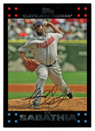 C.C. Sabathia - Cleveland Indians (MLB Baseball Card) 2007 Topps # 10 Mint