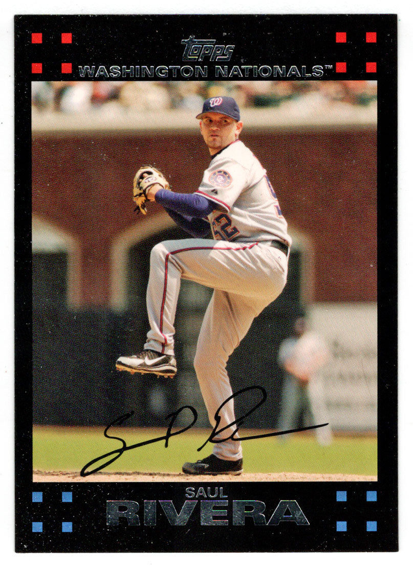 Saul Rivera - Washington Nationals (MLB Baseball Card) 2007 Topps # 17 Mint