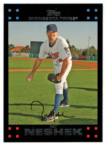 Pat Neshek - Minnesota Twins (MLB Baseball Card) 2007 Topps # 29 Mint