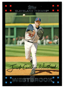 Jake Westbrook - Cleveland Indians (MLB Baseball Card) 2007 Topps # 72 Mint