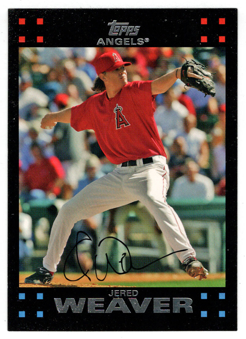 Jered Weaver - Los Angeles Angels (MLB Baseball Card) 2007 Topps # 75 Mint