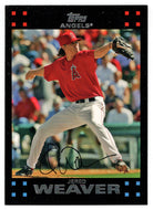 Jered Weaver - Los Angeles Angels (MLB Baseball Card) 2007 Topps # 75 Mint