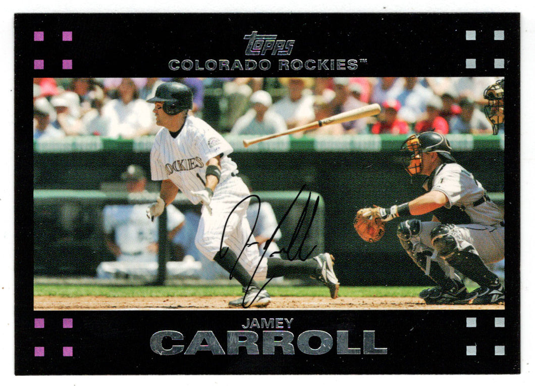 Jamey Carroll - Colorado Rockies (MLB Baseball Card) 2007 Topps # 89 Mint