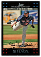 Carlos Silva - Minnesota Twins (MLB Baseball Card) 2007 Topps # 91 Mint