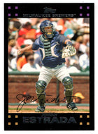 Johnny Estrada - Milwaukee Brewers (MLB Baseball Card) 2007 Topps # 104 Mint