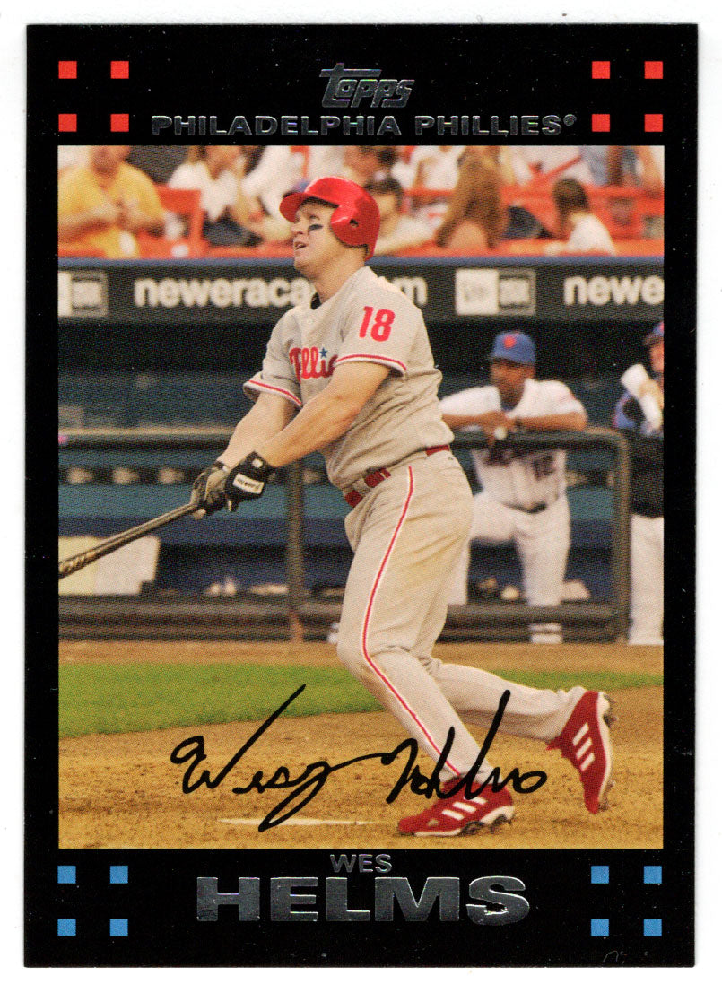 Wes Helms - Philadelphia Phillies (MLB Baseball Card) 2007 Topps # 108 Mint