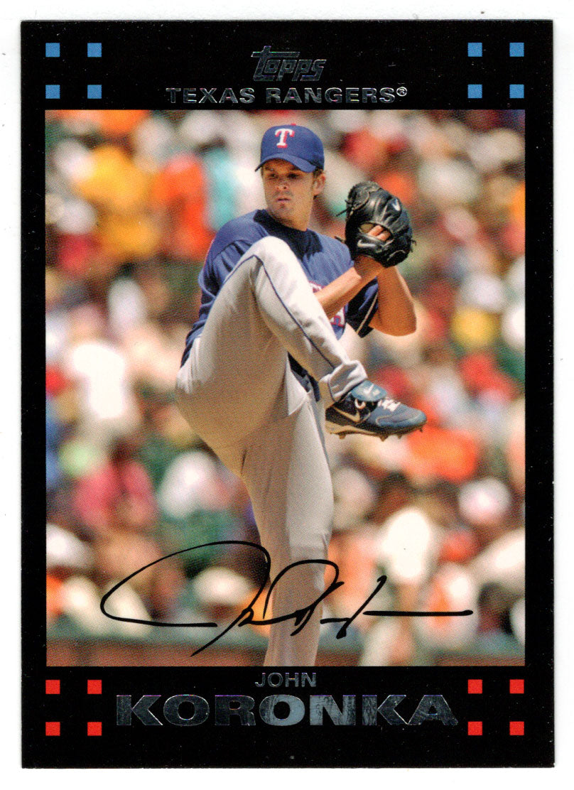 John Koronka - Texas Rangers (MLB Baseball Card) 2007 Topps # 114 Mint