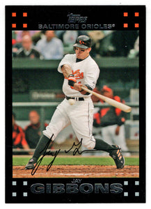 Jay Gibbons - Baltimore Orioles (MLB Baseball Card) 2007 Topps # 137 Mint