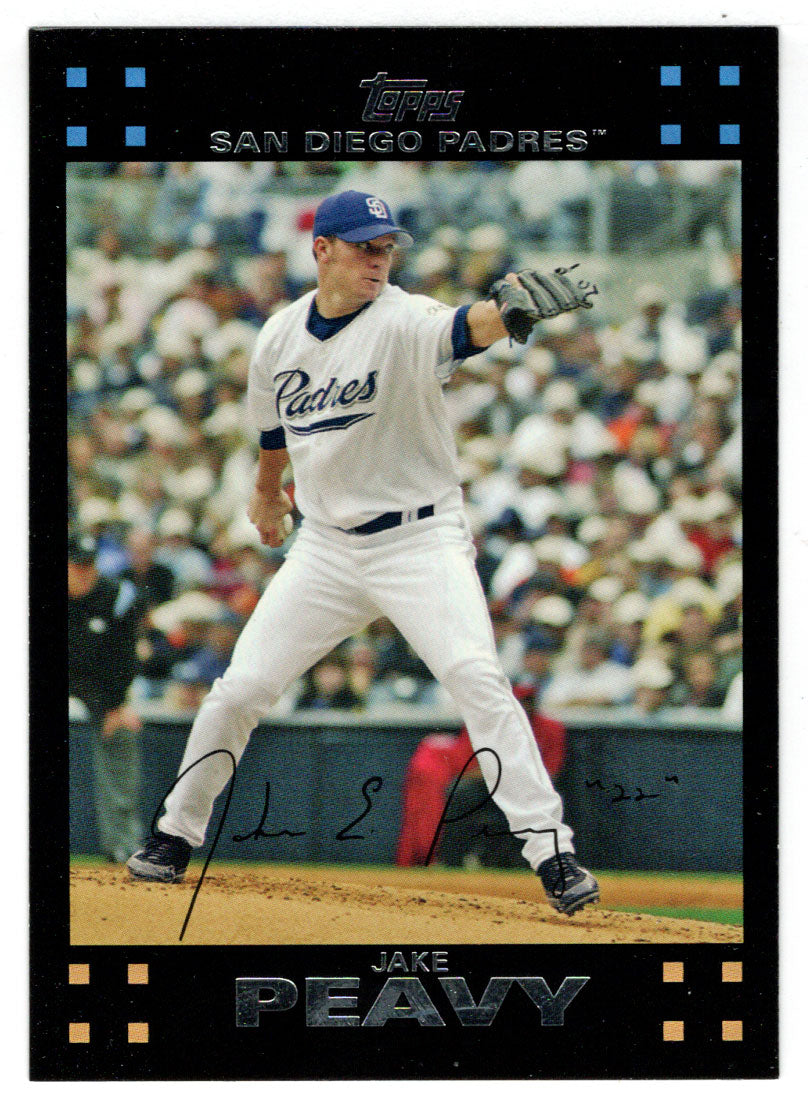 Jake Peavy - San Diego Padres (MLB Baseball Card) 2007 Topps # 145 Mint