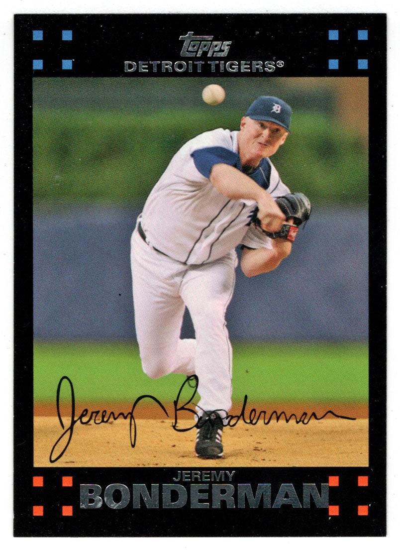 Jeremy Bonderman - Detroit Tigers (MLB Baseball Card) 2007 Topps # 155 Mint