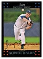 Jeremy Bonderman - Detroit Tigers (MLB Baseball Card) 2007 Topps # 155 Mint