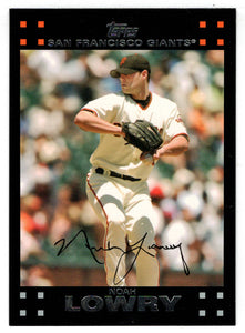 Noah Lowry - San Francisco Giants (MLB Baseball Card) 2007 Topps # 158 Mint