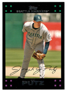 J.J. Putz - Seattle Mariners (MLB Baseball Card) 2007 Topps # 190 Mint