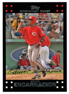 Edwin Encarnacion - Cincinnati Reds (MLB Baseball Card) 2007 Topps # 194 Mint