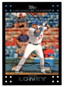 James Loney - Los Angeles Dodgers (MLB Baseball Card) 2007 Topps # 195 Mint