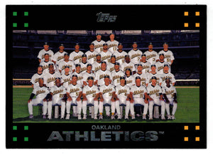 Oakland Athletics - Team Leaders & Stats (MLB Baseball Card) 2007 Topps # 227 Mint