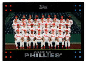 Philadelphia Phillies - Team Leaders & Stats (MLB Baseball Card) 2007 Topps # 238 Mint