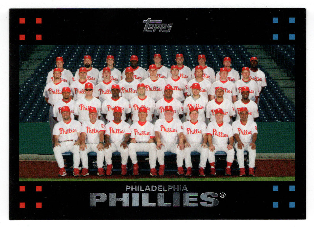 Philadelphia Phillies - Team Leaders & Stats (MLB Baseball Card) 2007 Topps # 238 Mint