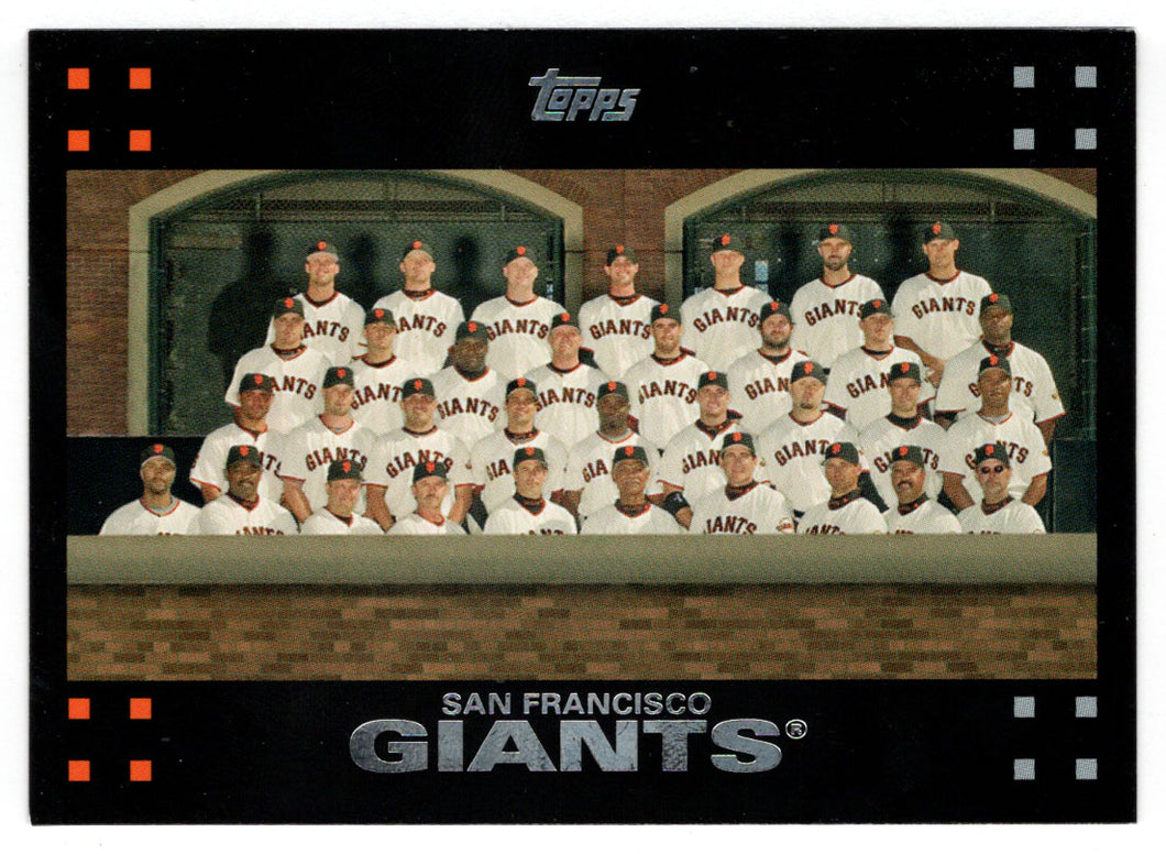 San Francisco Giants - Team Leaders & Stats (MLB Baseball Card) 2007 Topps # 242 Mint