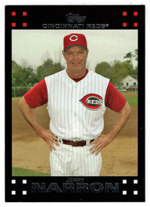 Jerry Narron - Cincinnati Reds - Manager (MLB Baseball Card) 2007 Topps # 254 Mint
