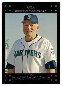 Mike Hargrove - Seattle Mariners - Manager (MLB Baseball Card) 2007 Topps # 258 Mint