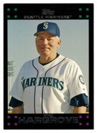 Mike Hargrove - Seattle Mariners - Manager (MLB Baseball Card) 2007 Topps # 258 Mint